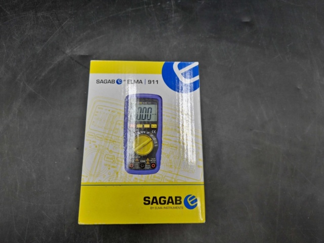 1432515-2 Digital Multimeter, 2 st - Sagab, med automatisk områdeval