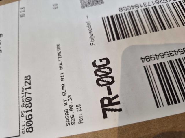 1432515-4 Digital Multimeter, 2 st - Sagab, med automatisk områdeval