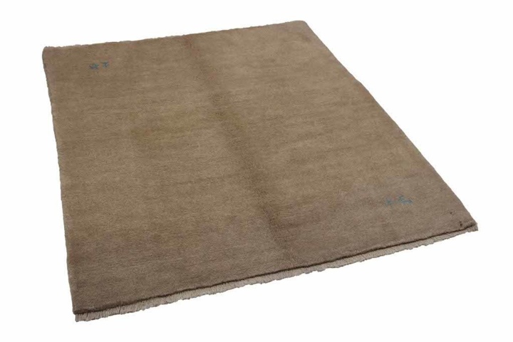 1432473-1 Handknuten Persisk matta Gabbeh Shiraz Ull Beige 154x178cm