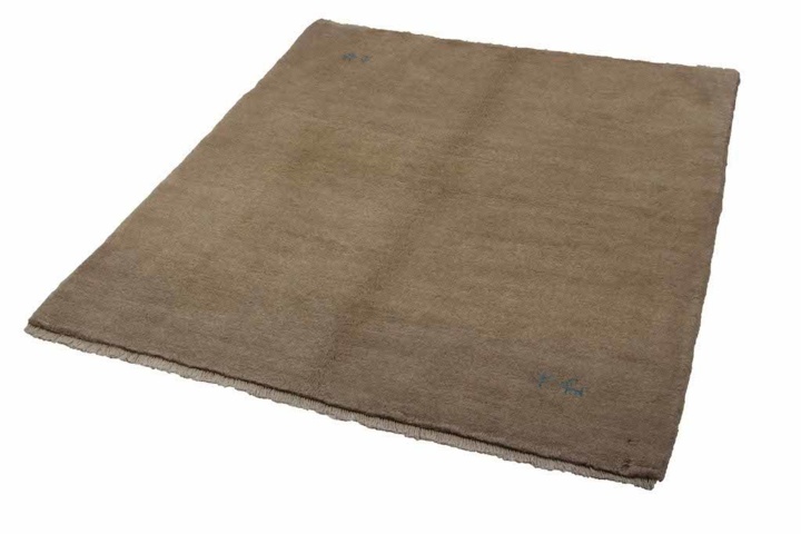 1432473-2 Handknuten Persisk matta Gabbeh Shiraz Ull Beige 154x178cm