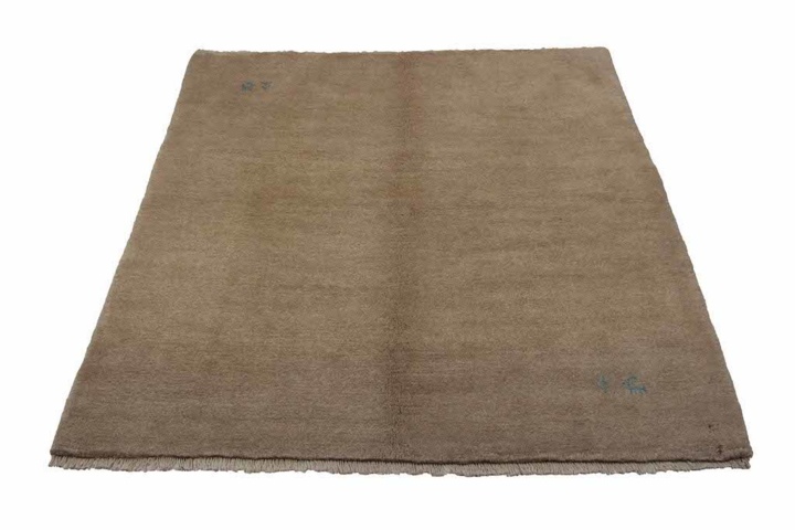 1432473-8 Handknuten Persisk matta Gabbeh Shiraz Ull Beige 154x178cm