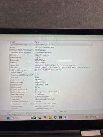 1420912-2 Laptop - Lenovo ThinkPad X1 Yoga 4th Gen