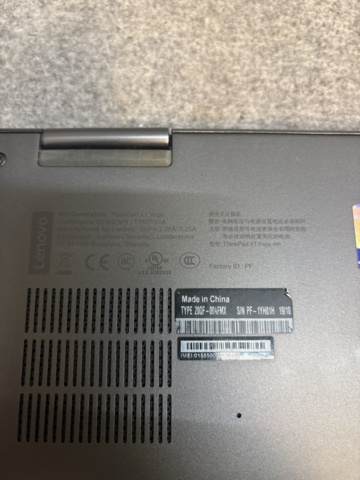 1420912-8 Laptop - Lenovo ThinkPad X1 Yoga 4th Gen