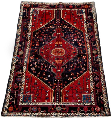 1432490-1 Handknuten Persisk Patinamatta Tuyserkan 141x261cm