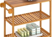1347200 Serving trolley - acacia, Golden Teak