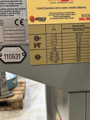 1373449-8 Bandsåg THOMAS ZIP 29