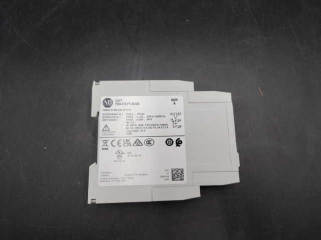 1432329-2 Tidrelä, 10 st – Allen-Bradley, 24–48 V DC, DIN-skena