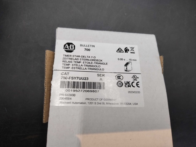 1432329-5 Tidrelä, 10 st – Allen-Bradley, 24–48 V DC, DIN-skena