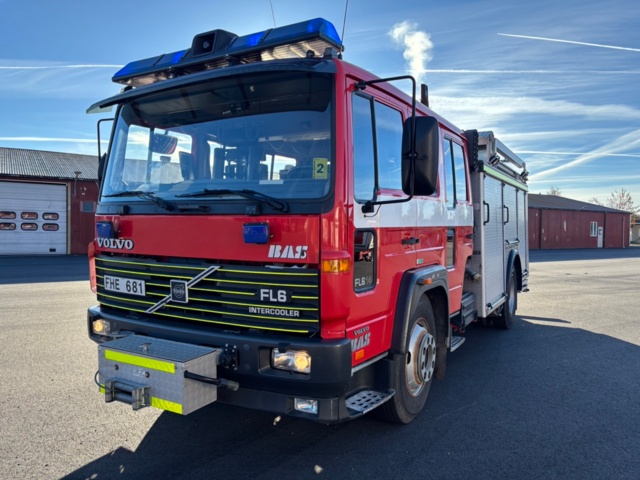 Fire truck - Volvo FL614 (24666km) -1998 - PS Auction - We value the ...