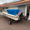 1352515-3 Ryds HT-båt med 40 hk Arcimedes utombordare och upptagningsvagn