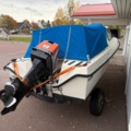 1352515-5 Ryds HT-båt med 40 hk Arcimedes utombordare och upptagningsvagn
