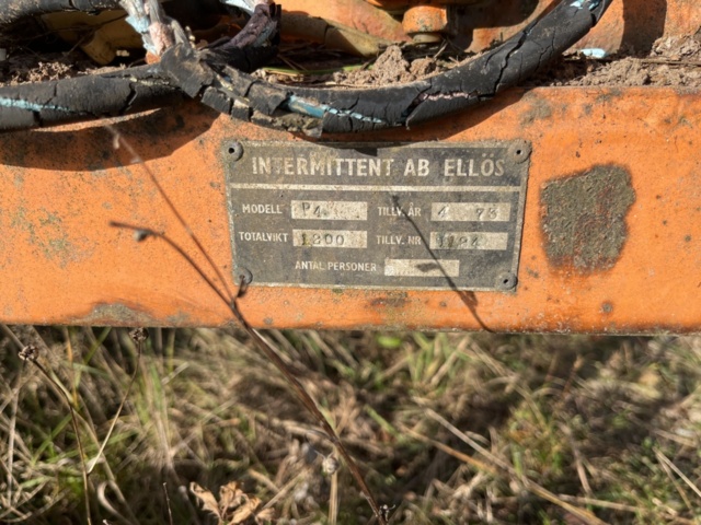 1277262-6 Manskapsbod - Intermittent AB Ellös, -1973 (Reparationsobjekt)