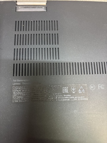 1420925-8 Laptop - Lenovo ThinkPad X1 Yoga 1st Gen