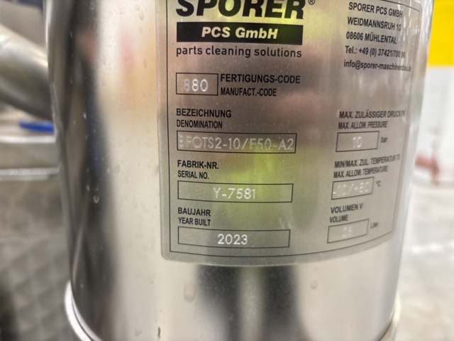 1308743-19 Partial treatment plant - Sporer TRL-S 900 (RnD 2.0) -2023