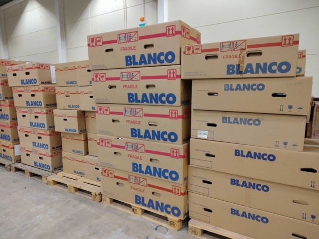 1432752-6 Diskhoar ca 634 st – Blanco, rostfritt & Silgranit, blandade modeller och färger