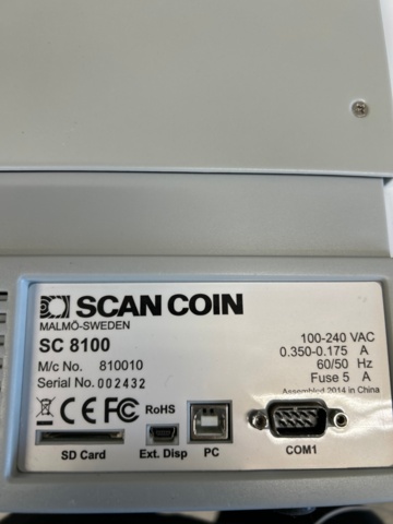 1368049-4 Sedelräknare 2 st, verifieringsenheter och tillbehör