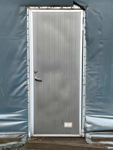 1432793-7 Nedmonterat O.B Wiik Lagertält 420 m²