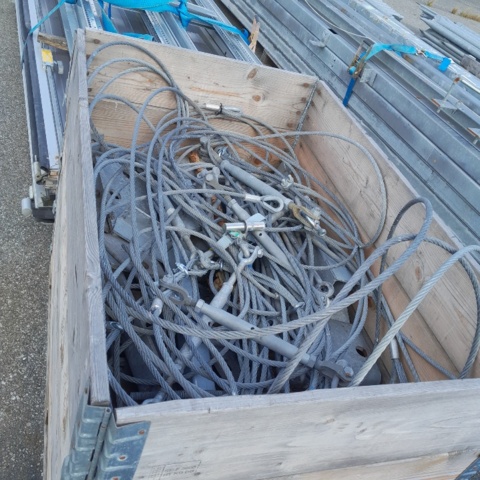 1432793-14 Nedmonterat O.B Wiik Lagertält 420 m²