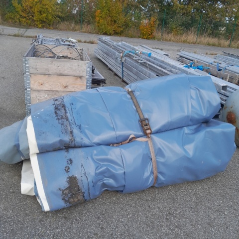 1432793-15 Nedmonterat O.B Wiik Lagertält 420 m²