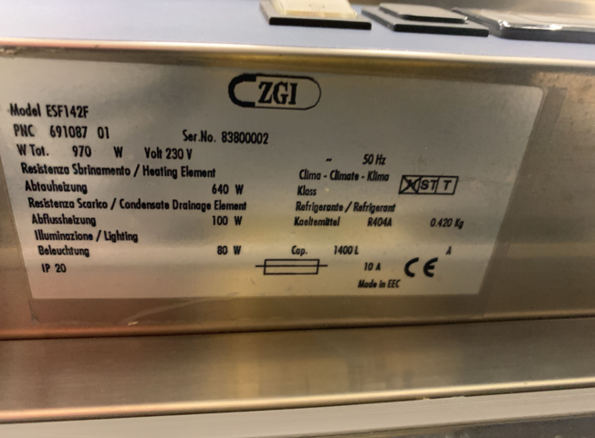 1432770-9 Kylskåp Electrolux Viessmann