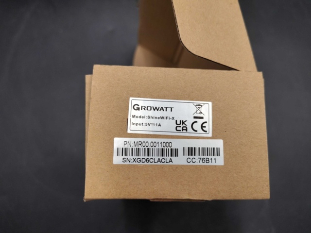 1433238-4 WiFi-dongel, 5 st  – Growatt, ShineWiFi-X, för växelriktare