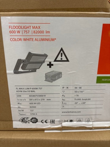 1356816-6 LED-strålkastare 2 st - Ledvance Floodlight