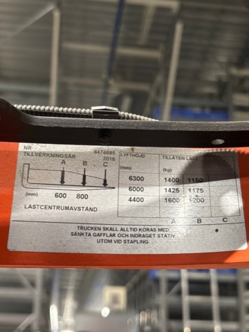 1388979-15 Skjutstativtruck - Toyota BT Reflex, -2016