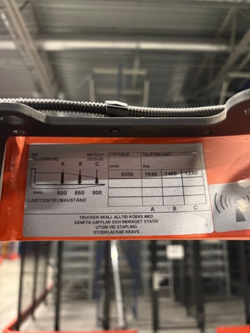 1388985-9 Truck - Toyota BT Reflex, -2019