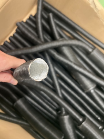 1433700-7 Sortiment med ljuddämpare och vent Alu Pap 75mm