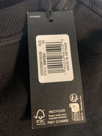 1433349-5 9 st klädesplagg, Strl XS