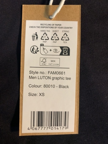 1433349-7 9 st klädesplagg, Strl XS