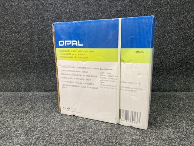 1432985-3 Terassvärmare på stativ Opal AMI725 2000W