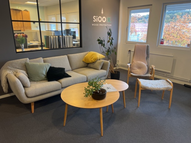 1420162-1 Väntrumsmöbler - soffa, fåtölj, soffbord m.m