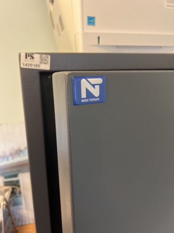 1420180-2 Kassaskåp/säkerhetsskåp - Nivex Topsafe Garant 165 EL -2020