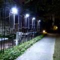 1434383-3 4 pcs Solar Powered Wall Lamps with Clamp – COB Panel LED - Free Shipping