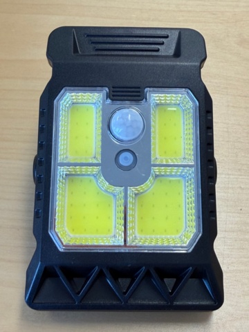 1434383-6 4 pcs Solar Powered Wall Lamps with Clamp – COB Panel LED - Free Shipping