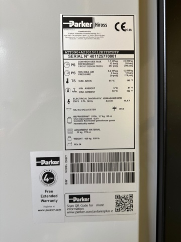 1422287-6 Skruvkompressorer 2 st + hybridtork + kondensavtappare + kondensreningsverk