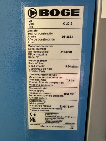 1422287-7 Skruvkompressorer 2 st + hybridtork + kondensavtappare + kondensreningsverk