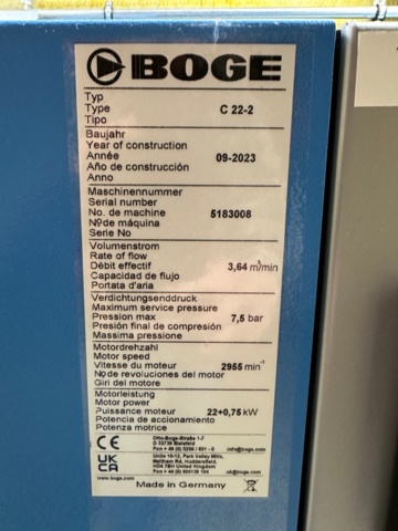 1422287-8 Skruvkompressorer 2 st + hybridtork + kondensavtappare + kondensreningsverk