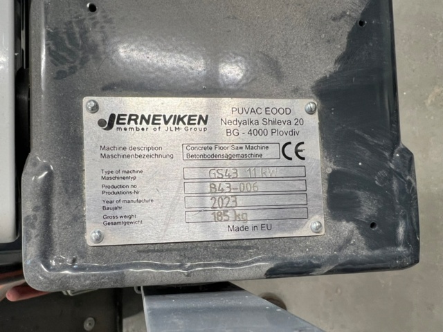 1434394-4 Golvsåg Jerneviken GS43 11kW