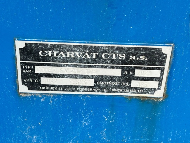 1434415-19 Lastväxlarsläp CHARVÁT CTS 3500 kg