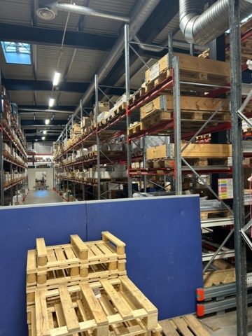 1344179-4 Pallställ / Stallage från Brännehylte 9 sektioner à ca 25 meter