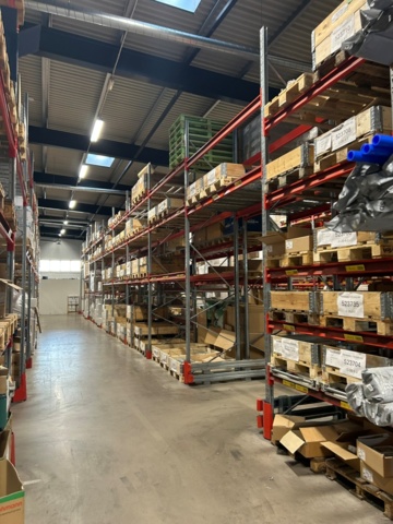 1344179-6 Pallställ / Stallage från Brännehylte 9 sektioner à ca 25 meter