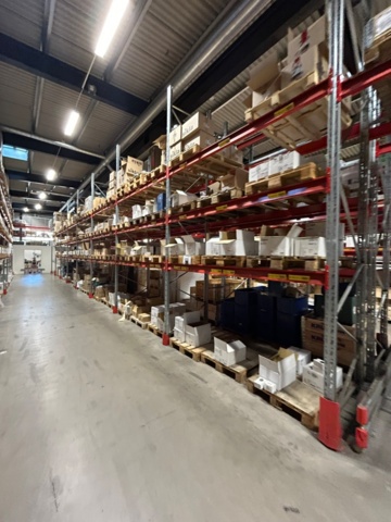 1344179-21 Pallställ / Stallage från Brännehylte 9 sektioner à ca 25 meter