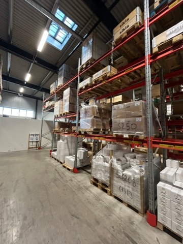 1344179-33 Pallställ / Stallage från Brännehylte 9 sektioner à ca 25 meter