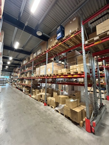 1344179-35 Pallställ / Stallage från Brännehylte 9 sektioner à ca 25 meter