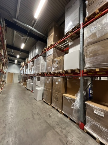 1344179-43 Pallställ / Stallage från Brännehylte 9 sektioner à ca 25 meter