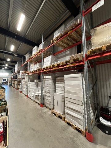 1344179-53 Pallställ / Stallage från Brännehylte 9 sektioner à ca 25 meter