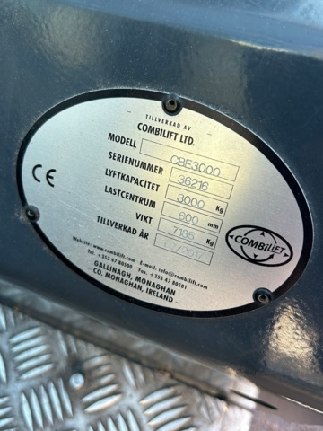 1344183-9 Fyrvägstruck Combilift CBE3000, årsmodell 2017