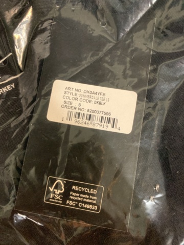 1432127-6 9 st klädesplagg, Strl S